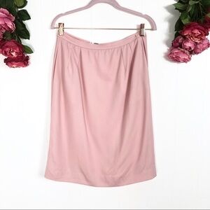 Valentino Vintage Pink Midi Skirt